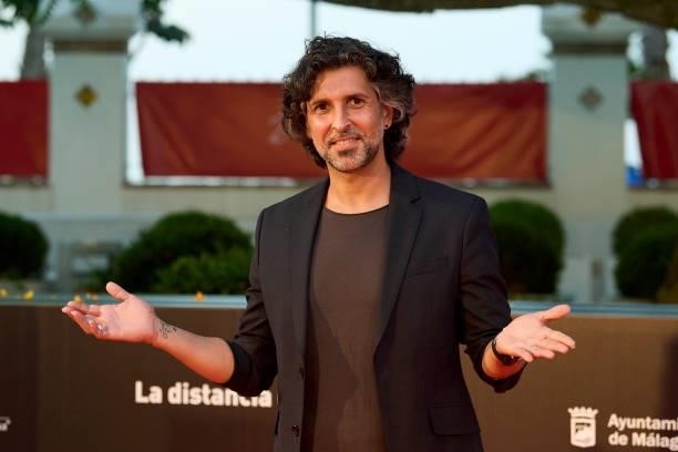 Singer Arcangel attends '15 Horas' premiere during the 24th Malaga Film Festival at the Miramar Hotel on June 08, 2021 in Malaga, Spain.