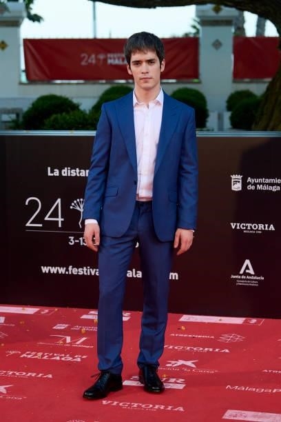 Marcos Ruiz attends '15 Horas' premiere during the 24th Malaga Film Festival at the Miramar Hotel on June 08, 2021 in Malaga, Spain.
