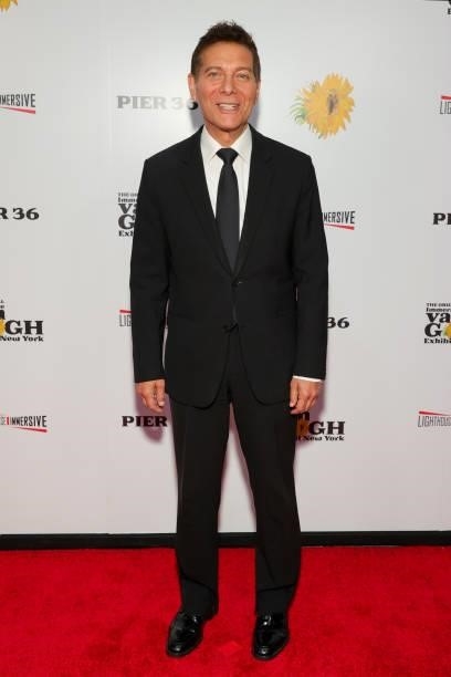 Michael Feinstein attends the Immersive Van Gogh Opening Night at Pier 36 on June 08, 2021 in New York City.