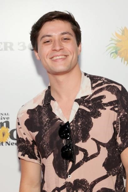 Josh Strobl attends the Immersive Van Gogh Opening Night at Pier 36 on June 08, 2021 in New York City.