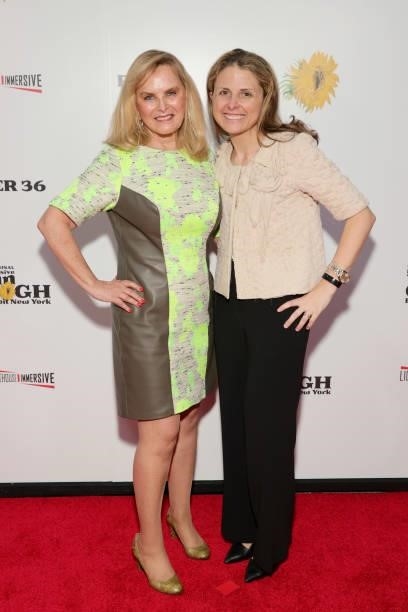 Rachelle Friedman and Danielle Friedman attend the Immersive Van Gogh Opening Night at Pier 36 on June 08, 2021 in New York City.