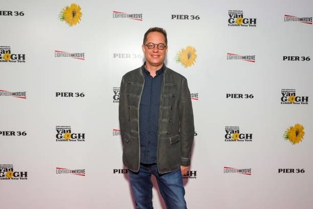 Corey Ross attends the Immersive Van Gogh Opening Night at Pier 36 on June 08, 2021 in New York City.