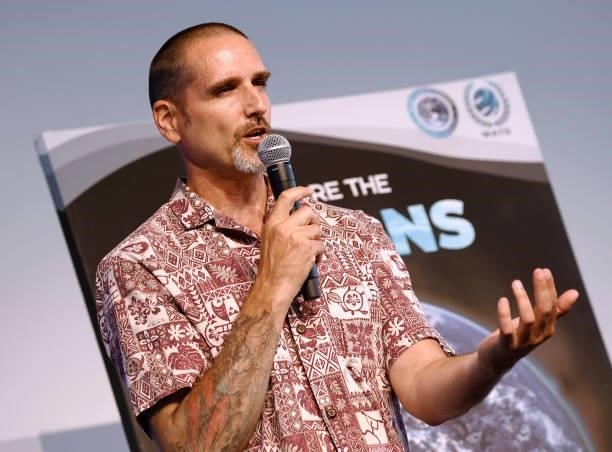 John Hocevar of Greenpeace speaks at the We Are The Oceans - The World Oceans Day event at The Reach at The Kennedy Center on June 08, 2021 in...