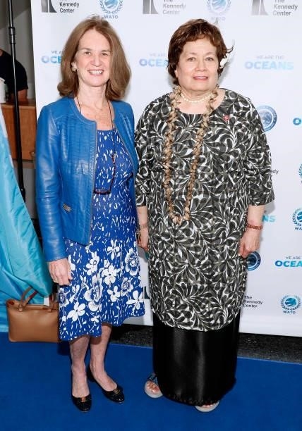 Kathleen Kennedy Townsend and U.S. Representative Aumua Amata Coleman Radewagen - Del. American Samoa attend the We Are The Oceans - The World Oceans...
