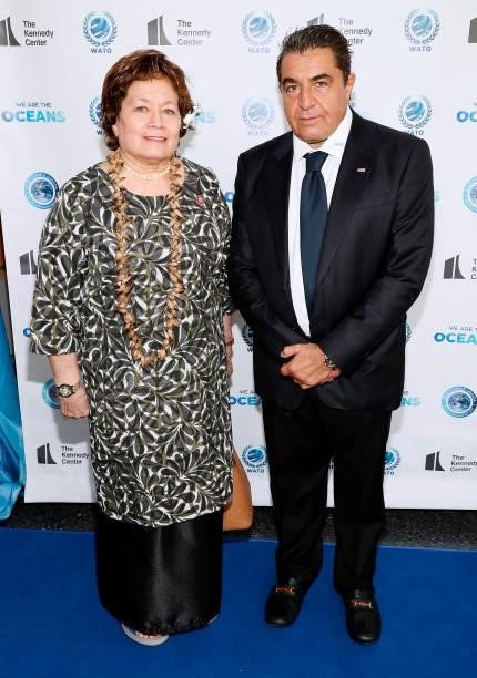 Representative Aumua Amata Coleman Radewagen - Del. American Samoa and Ambassador Paolo Zampolli attend the We Are The Oceans - The World Oceans Day...