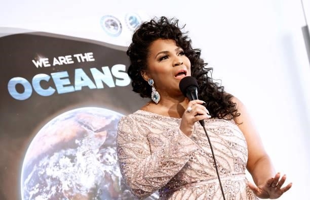 Singer Mary Millben performs at the We Are The Oceans - The World Oceans Day event at The Reach at The Kennedy Center on June 08, 2021 in Washington,...