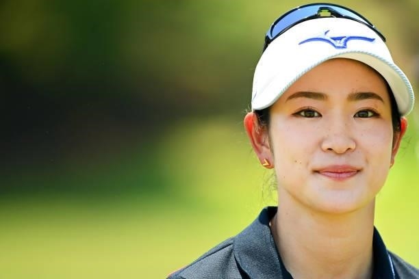 Erika Hara of Japan is seen during the practice round of the Ai Miyazato Suntory Ladies Open at Rokko Kokusai Golf Club on June 9, 2021 in Kobe,...