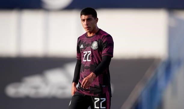 Antonio Mendez of Mexico looks on during a International Friendly Match between Mexico and Saudi Arabia on June 08, 2021 in Marbella, Spain.