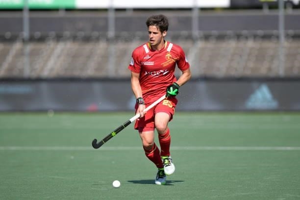 Josep Romeu of Spain during the Euro Hockey Championships match between Spanje and Engeland at Wagener Stadion on June 8, 2021 in Amstelveen,...