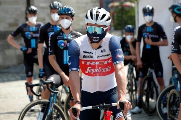 Emils Liepins of Latvia and Team Trek - Segafredo at start during the 90th Baloise Belgium Tour 2021, Stage 1 a 175,3km stage from Beveren to...