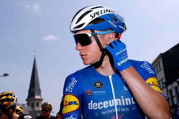 Remco Evenepoel of Belgium and Team Deceuninck - Quick-Step at start during the 90th Baloise Belgium Tour 2021, Stage 1 a 175,3km stage from Beveren...