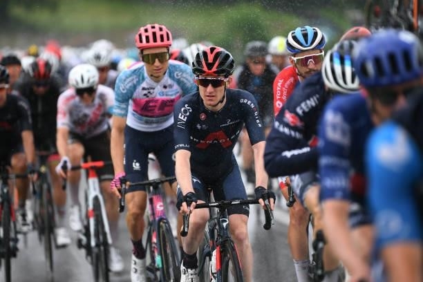Eddie Dunbar of Ireland and Team INEOS Grenadiers during the 84th Tour de Suisse 2021, Stage 4 a 171km stage from St. Urban to Gstaad 1004m / Rain /...