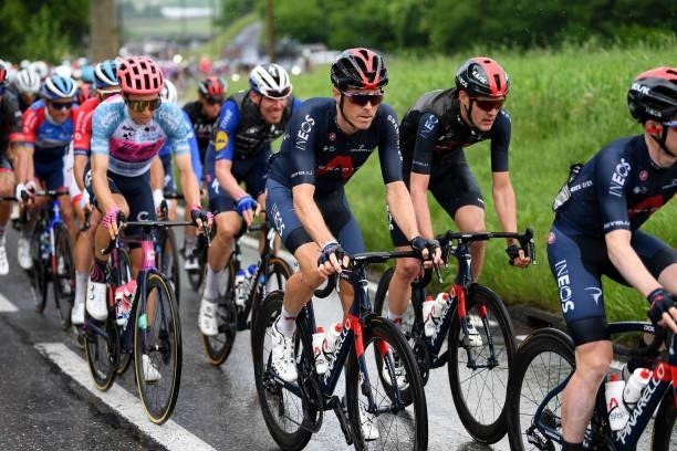 Rohan Dennis of Australia & Pavel Sivakov of Russia and Team INEOS Grenadiers during the 84th Tour de Suisse 2021, Stage 4 a 171km stage from St....