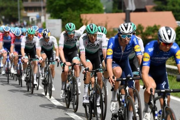 Marcus Burghardt of Germany and Team Bora - Hansgrohe during the 84th Tour de Suisse 2021, Stage 4 a 171km stage from St. Urban to Gstaad 1004m /...