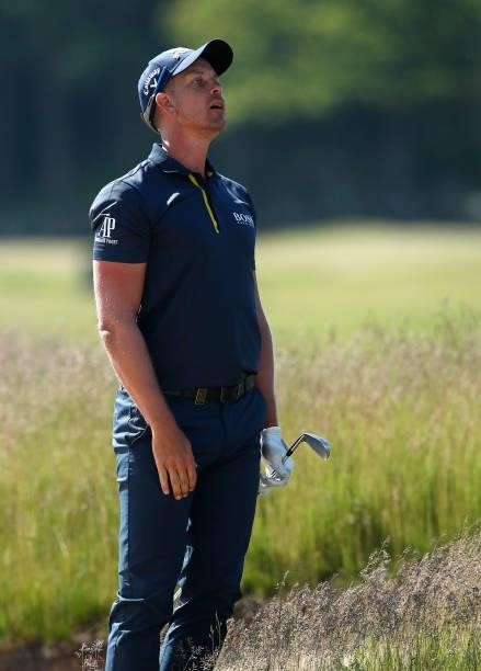 Henrik Stenson of Sweden plays in the pro-am ahead of the Scandinavian Mixed Hosted by Henrik and Annika at Vallda Golf & Country Club on June 09,...