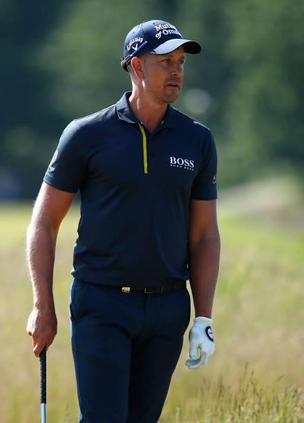 Henrik Stenson of Sweden plays in the pro-am ahead of the Scandinavian Mixed Hosted by Henrik and Annika at Vallda Golf & Country Club on June 09,...