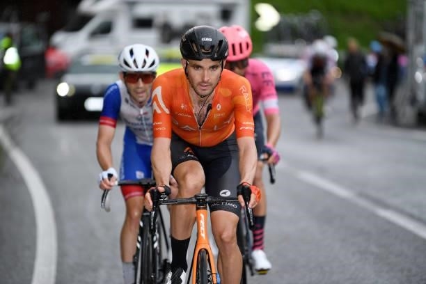 Joey Rosskopf of United States and Team Rally Cycling in the Breakaway during the 84th Tour de Suisse 2021, Stage 4 a 171km stage from St. Urban to...