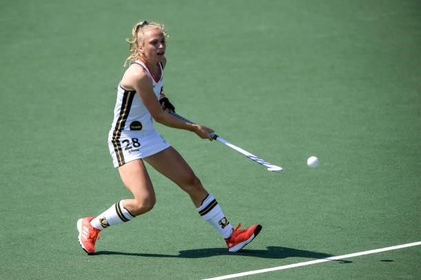 Jette Fleschutz during the Euro Hockey Championships match between Germany and Italy at Wagener Stadion on June 9, 2021 in Amstelveen, Netherlands