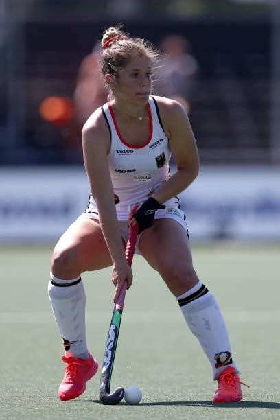 Sonja Zimmermann of Germany in action during the Euro Hockey Championships Women match between Germany and Italy at Wagener Stadion on June 09, 2021...