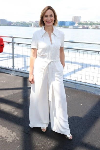 Judith Godrèche attends the Tribeca Festival Welcome Lunch during the 2021 Tribeca Festival at Pier 76 on June 09, 2021 in New York City.