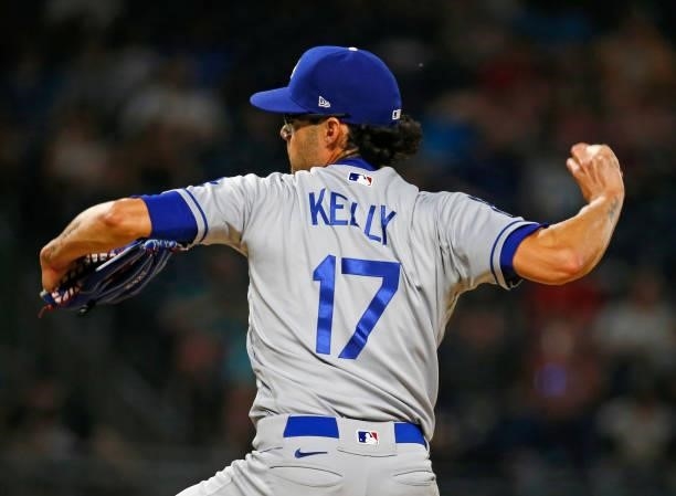Joe Kelly of the Los Angeles Dodgers in action against the Pittsburgh Pirates at PNC Park on June 8, 2021 in Pittsburgh, Pennsylvania.