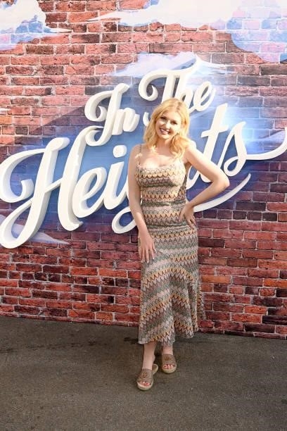 Amy Hart attends the screening of "In the Heights