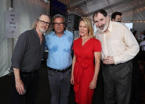 Steve Buscemi, Griffin Dunne, Mary Stuart Masterson and Richard Kind attend the Tribeca Festival Welcome Lunch during the 2021 Tribeca Festival at...
