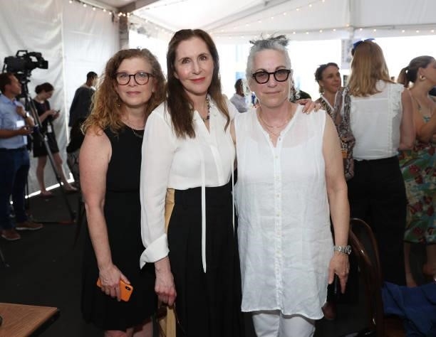 Laurie Simmon and guests attend the Tribeca Festival Welcome Lunch during the 2021 Tribeca Festival at Pier 76 on June 09, 2021 in New York City.
