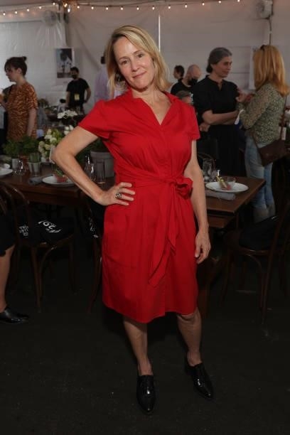 Mary Stuart Masterson attends the Tribeca Festival Welcome Lunch during the 2021 Tribeca Festival at Pier 76 on June 09, 2021 in New York City.