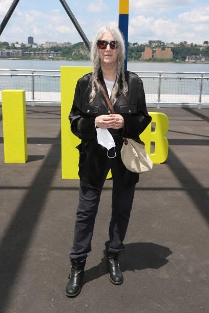 Patti Smith attends the Tribeca Festival Welcome Lunch during the 2021 Tribeca Festival at Pier 76 on June 09, 2021 in New York City.