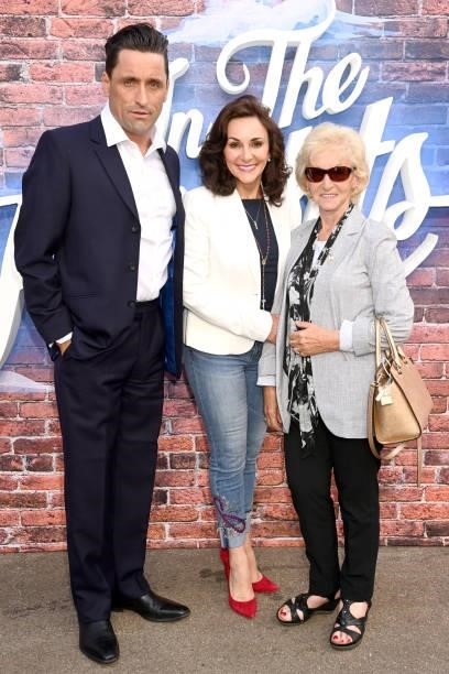 Daniel Taylor, Shirley Ballas and mother Audrey attend the screening of "In the Heights