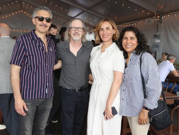 John Turturro, Steve Buscemi , Judith Godrèche and director Nisha Ganatra attend the Tribeca Festival Welcome Lunch during the 2021 Tribeca Festival...