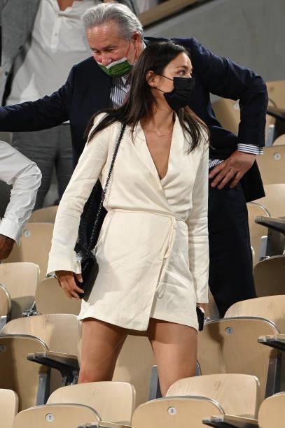 Alizé Lim attends the French Open 2021 at Roland Garros on June 09, 2021 in Paris, France.