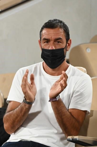 Robert Pires attends the French Open 2021 at Roland Garros on June 09, 2021 in Paris, France.