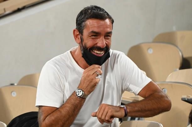 Robert Pires attends the French Open 2021 at Roland Garros on June 09, 2021 in Paris, France.