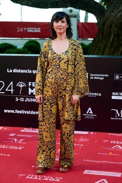 Lorena Cervera attends 'Sevillanas de Brooklyn' premiere during the 24th Malaga Film Festival at the Miramar Hotel on June 09, 2021 in Malaga, Spain.
