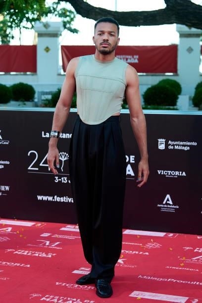 Sergio Momo attends 'Sevillanas de Brooklyn' premiere during the 24th Malaga Film Festival at the Miramar Hotel on June 09, 2021 in Malaga, Spain.