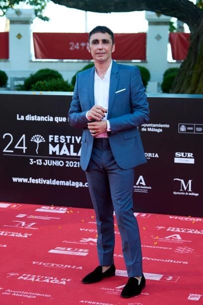 Canco Rodriguez attends 'Sevillanas de Brooklyn' premiere during the 24th Malaga Film Festival at the Miramar Hotel on June 09, 2021 in Malaga, Spain.