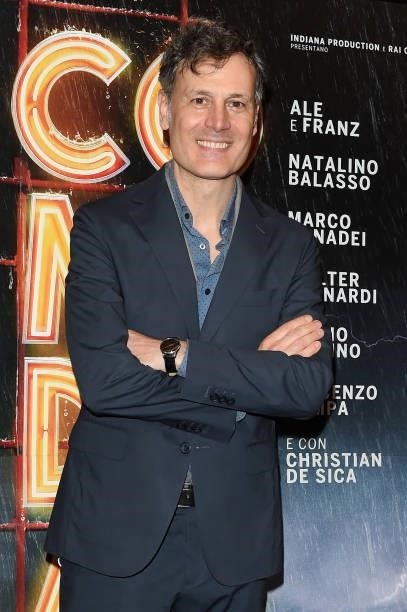 Francesco Villa attends the photocall of the movie "Comedians
