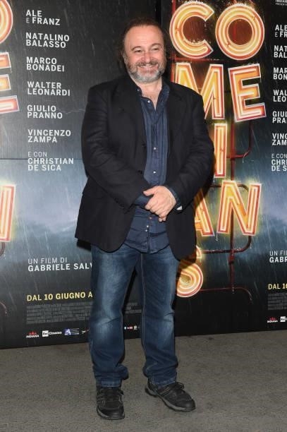 Natalino Balasso attends the photocall of the movie "Comedians
