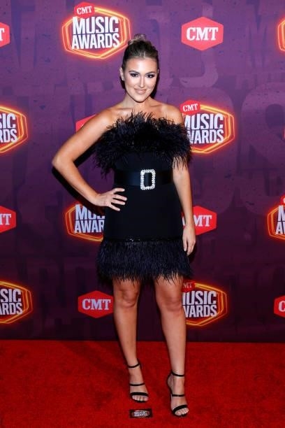 Cassie DiLaura attends the 2021 CMT Music Awards at Bridgestone Arena on June 09, 2021 in Nashville, Tennessee.