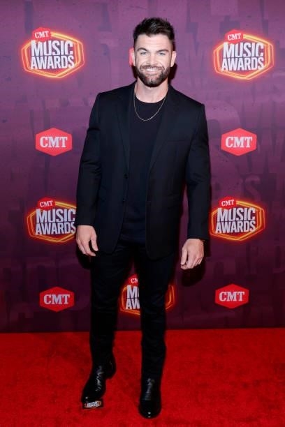 Dylan Scott attends the 2021 CMT Music Awards at Bridgestone Arena on June 09, 2021 in Nashville, Tennessee.