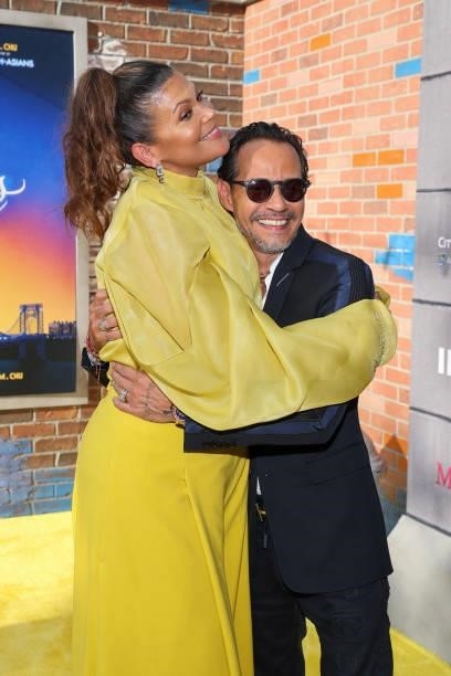 Guest and Marc Anthony attend the "In The Heights