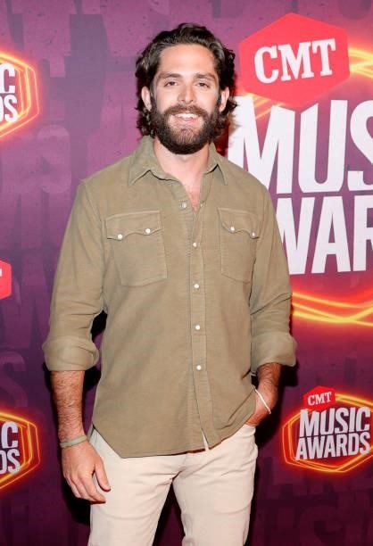 Thomas Rhett attends the 2021 CMT Music Awards at Bridgestone Arena on June 09, 2021 in Nashville, Tennessee.