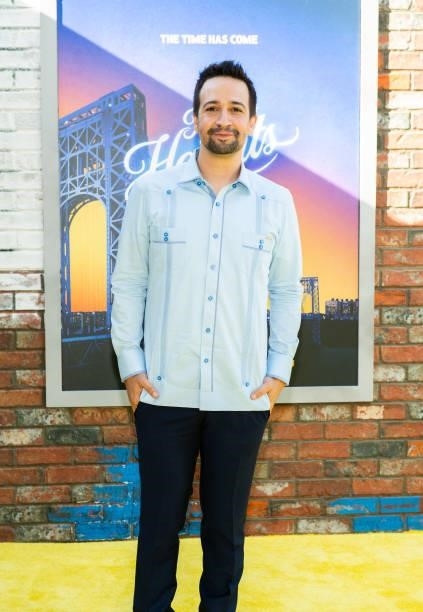 Lin-Manuel Miranda attends the opening night premiere of 'In The Heights' during 2021 Tribeca Festival at United Palace Theater on June 09, 2021 in...
