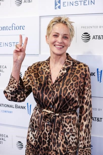 Sharon Stone attends the "In The Heights