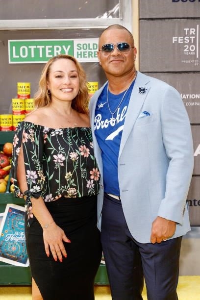 Veronica Jackson and Christopher Jackson attend the "In The Heights