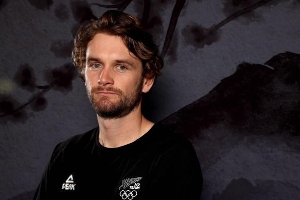 Blair Tarrant poses during the New Zealand Hockey team announcement at the National Hockey Centre on June 10, 2021 in Auckland, New Zealand.