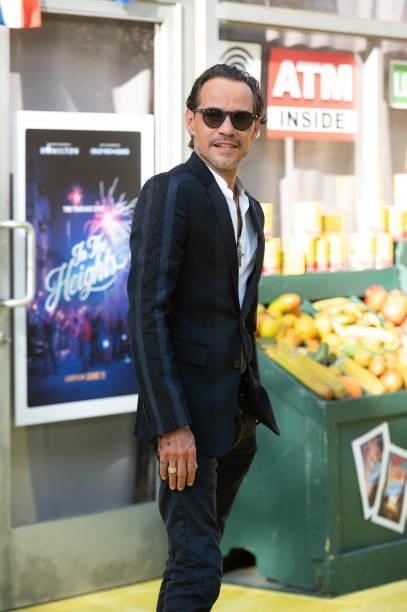Marc Anthony attends the opening night premiere of 'In The Heights' during 2021 Tribeca Festival at United Palace Theater on June 09, 2021 in New...