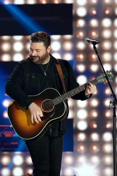 Chris Young performs onstage for the 2021 CMT Music Awards at Bridgestone Arena on June 09, 2021 in Nashville, Tennessee.